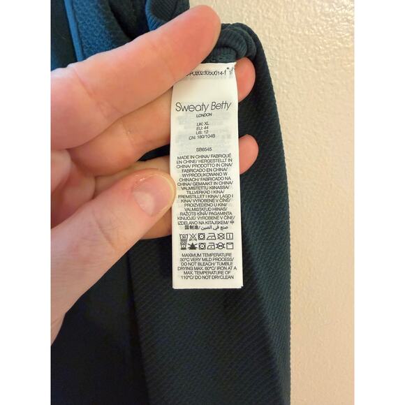 NWOT Sweaty Betty Hunter Green Athlete Seamless Workout Tank Top US 12/UK XL - Picture 5 of 8